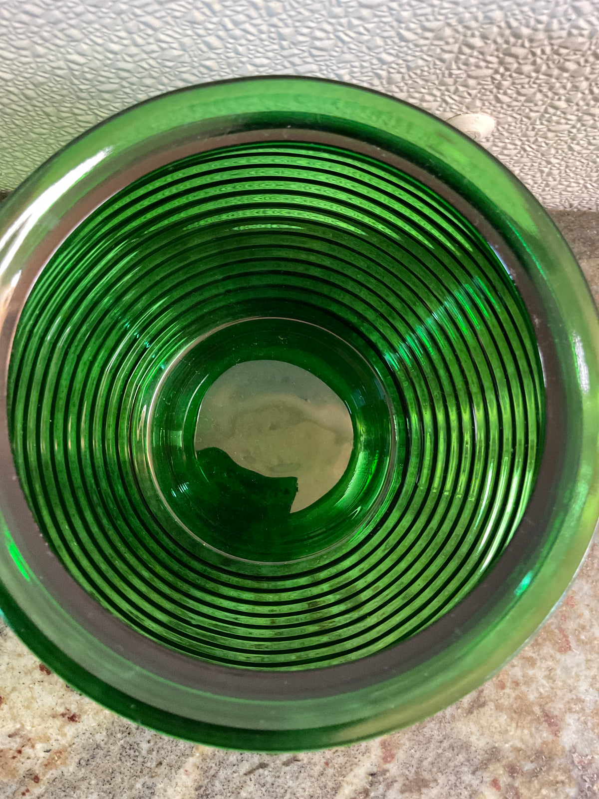 Vintage Green Beehive Vase