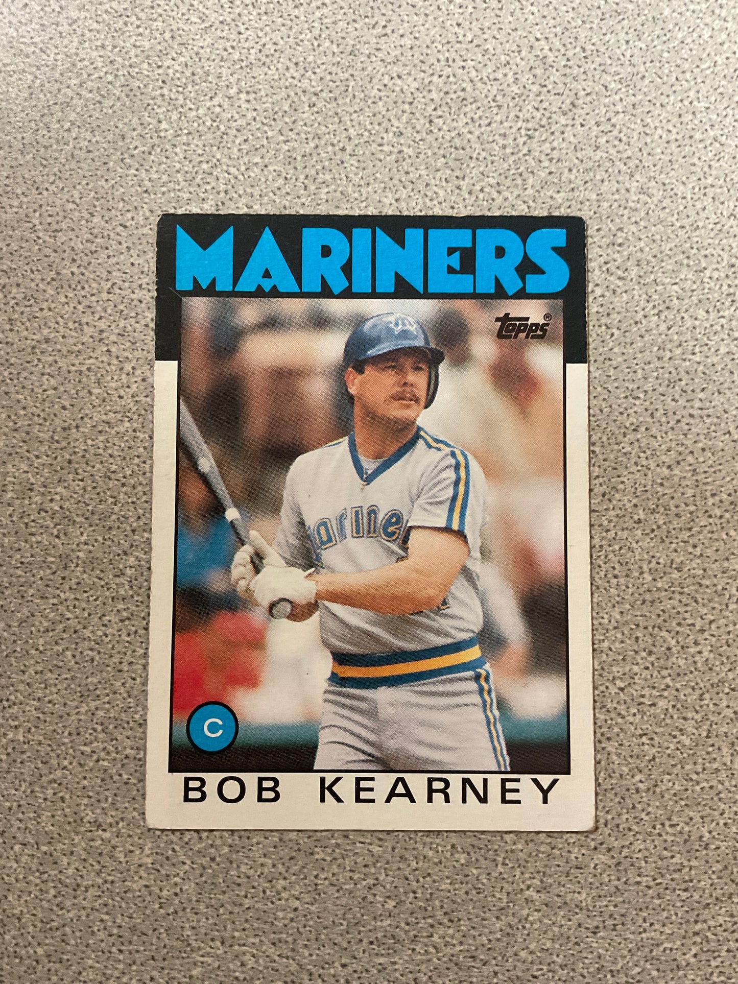 Baseball Card Bob Kearney