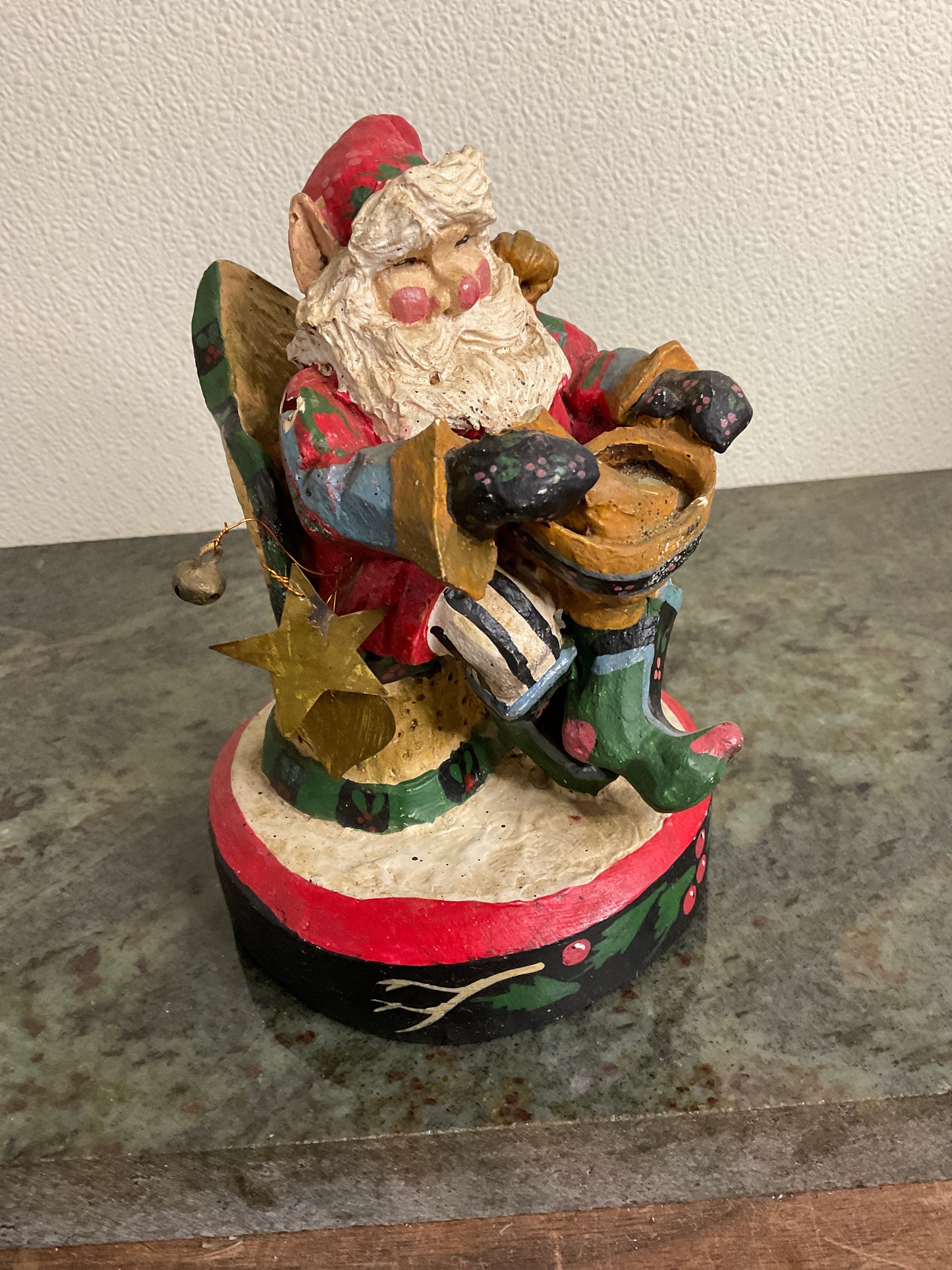 1992 House of Hatten Christmas Elf Santa