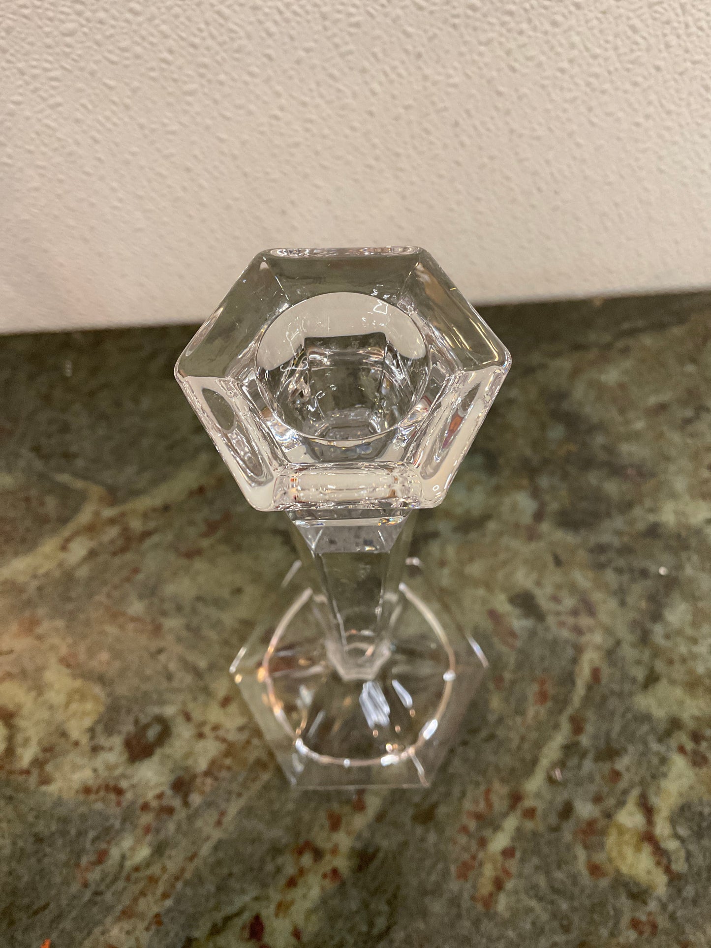 Vintage Mikasa Crystal Cambridge Candle Stick Holder