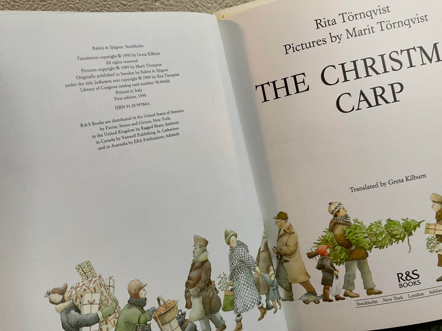 Book ‘The Christmas Carp’. 1990