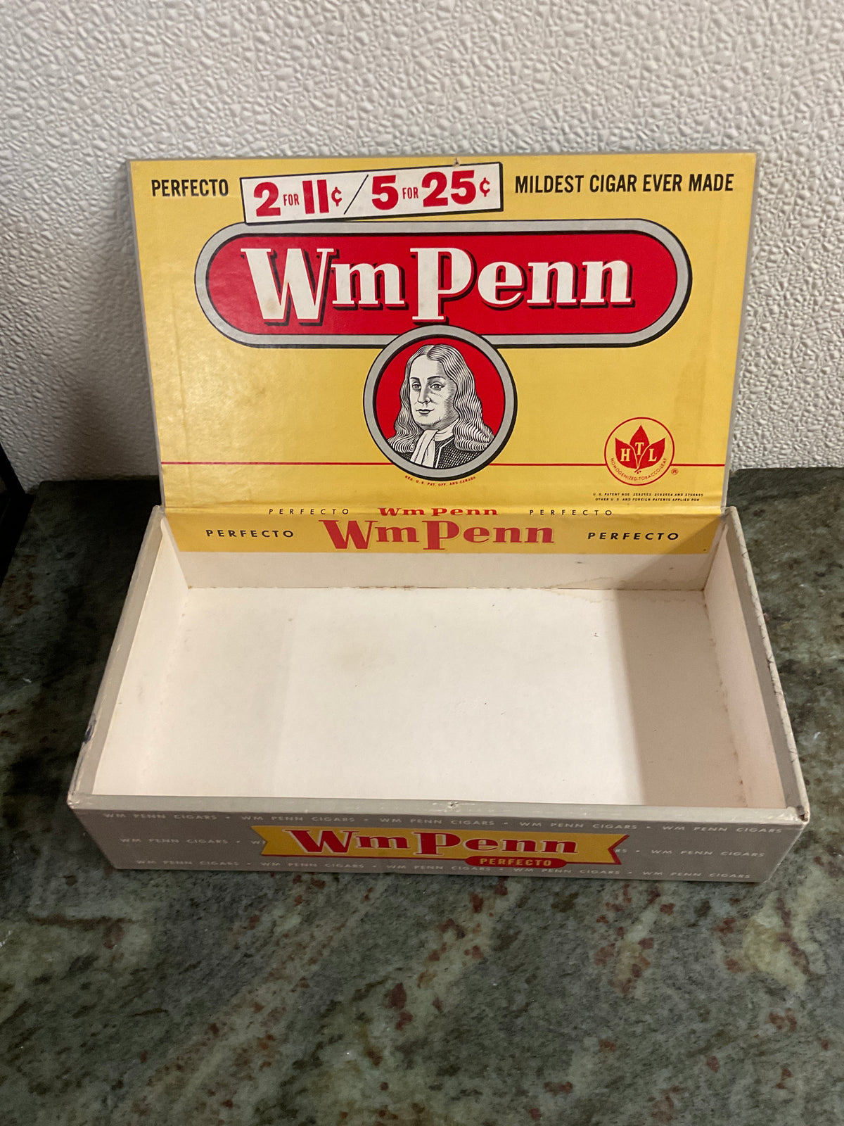 Wm Penn Mildest Cigar Ever Made Box