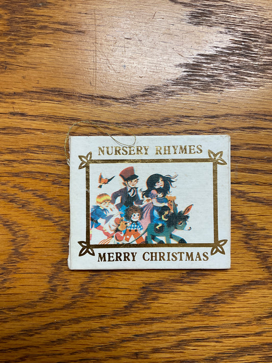Vintage Nursery Rhymes Christmas Little Book