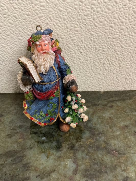Vintage Santa Ornament