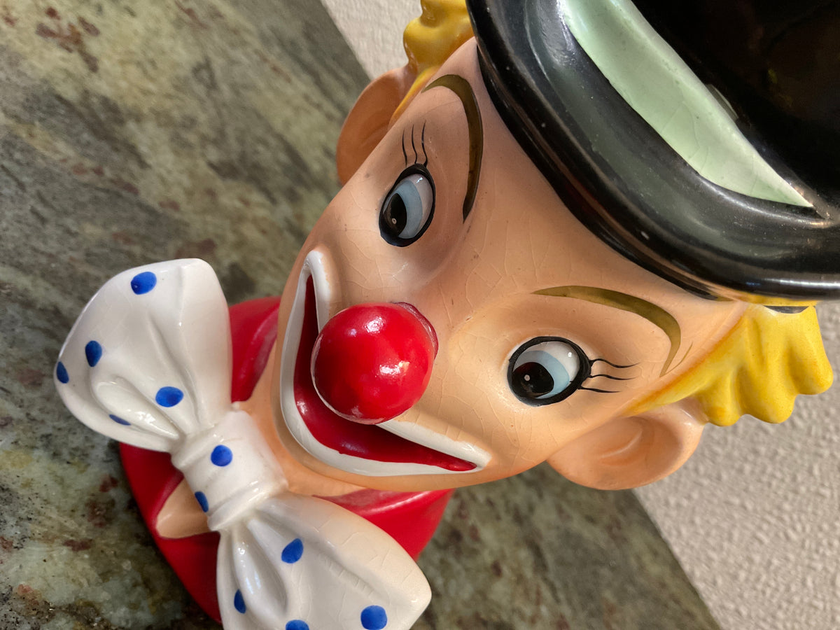Napco Ware Clown Head Vase
