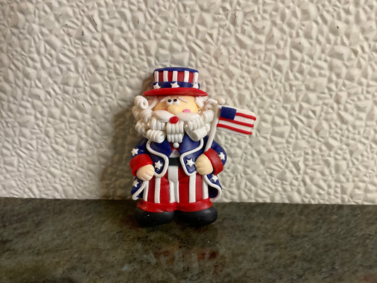 Uncle Sam Patriotic Figure Pin