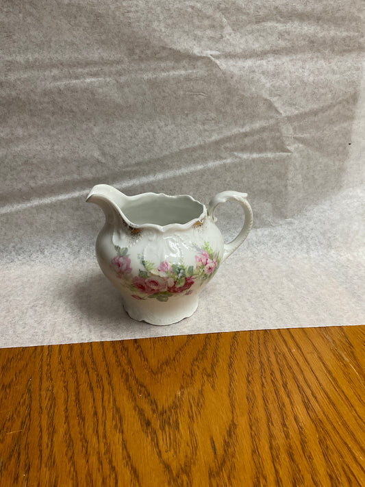 Vintage Porcelain Floral Creamer