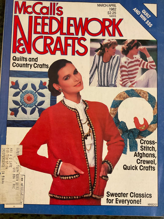 McCall’s Needlework & Crafts Magazine March/April 1982