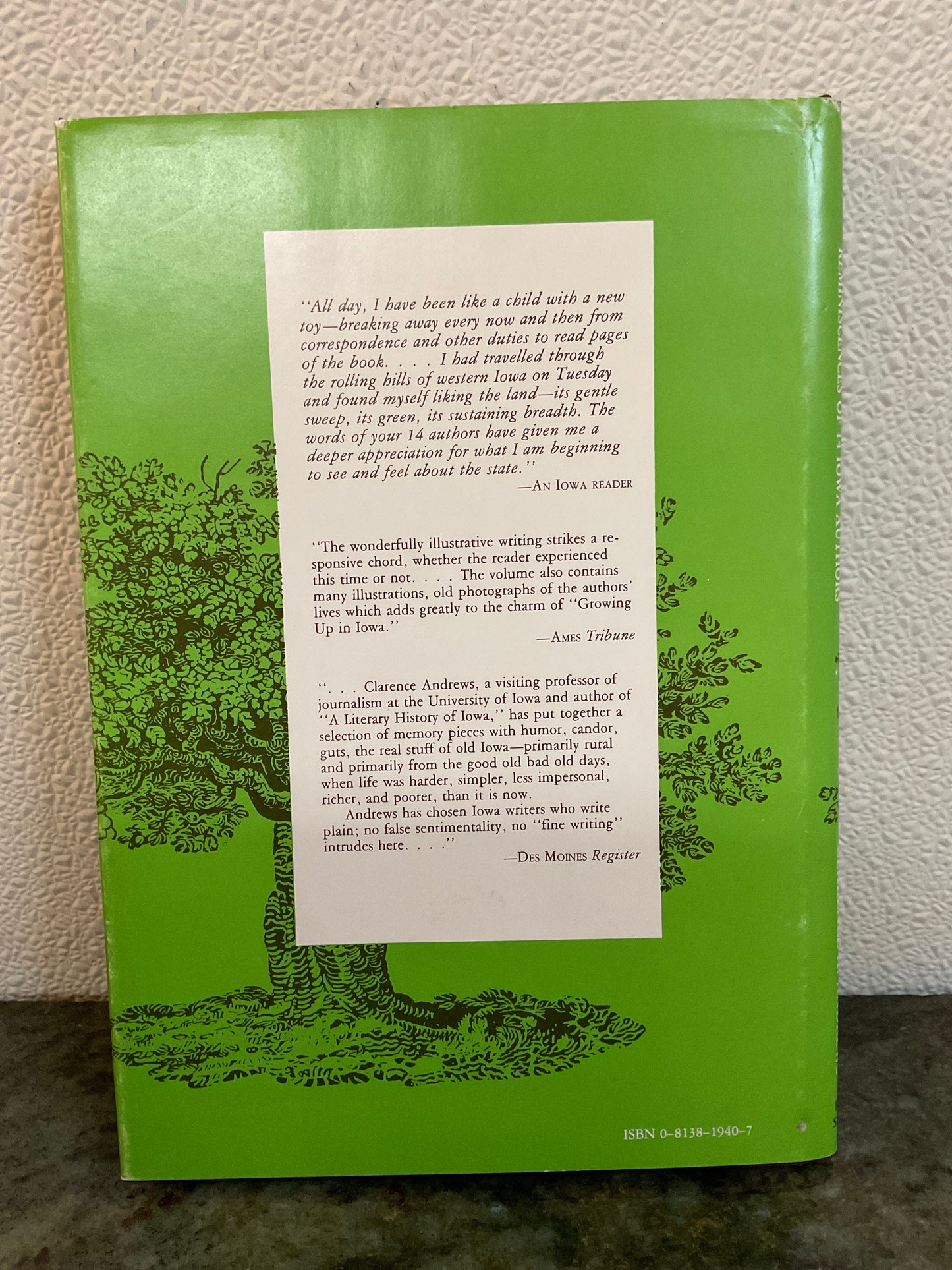 Growing Up In Iowa: Reminiscences Of 14 Authors Signed Book