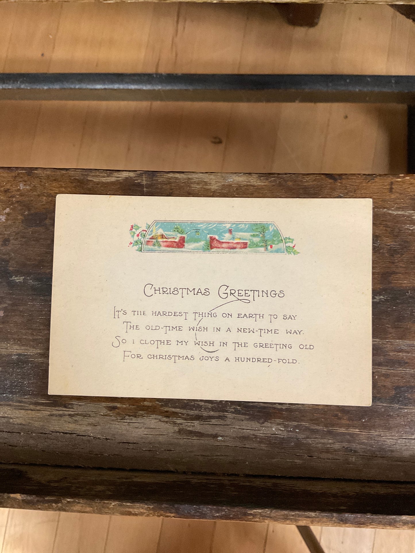 Antique Christmas Post Card