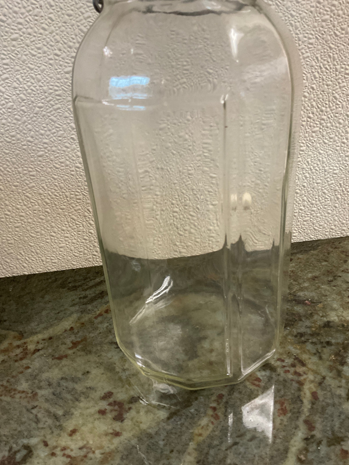 Anchor Hocking Clear Ribbed Glass Jar