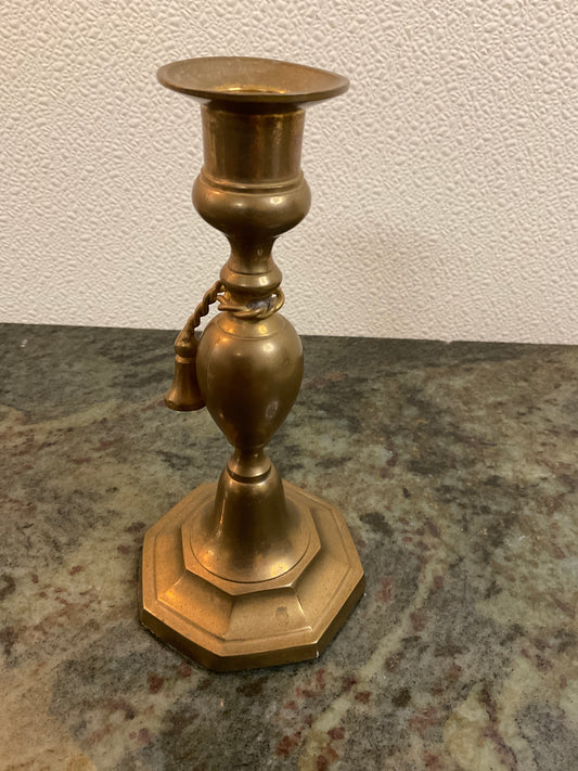 Vintage Brass Candlestick Holder