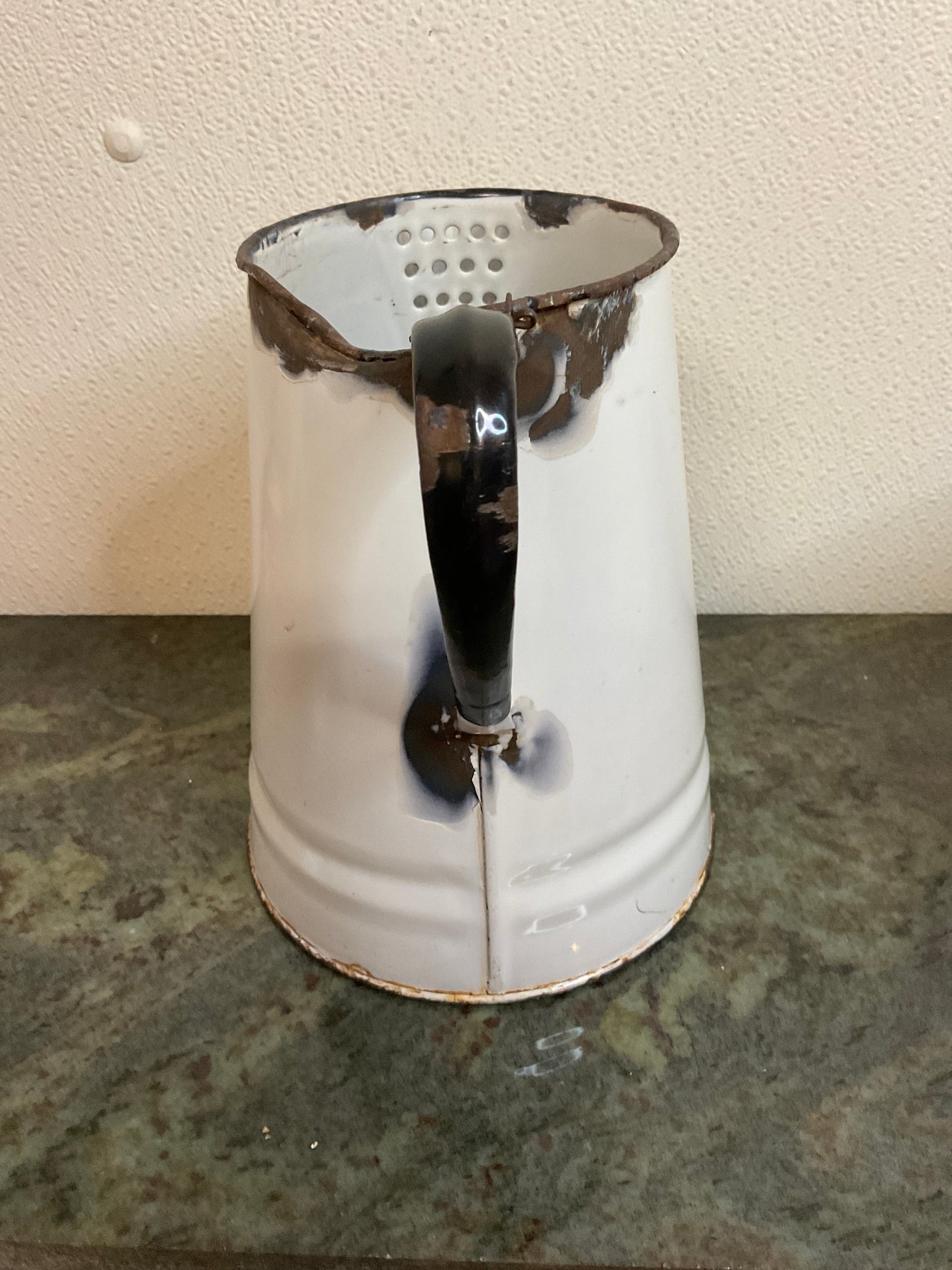 Vintage Enamelware Coffee Pot