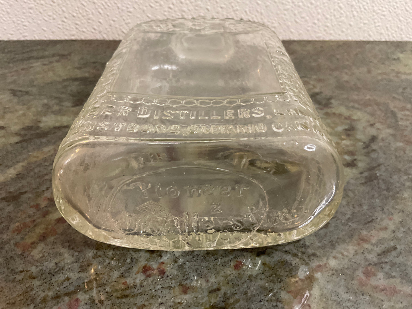 Vtg Pioneer Limited Distilled Bottle