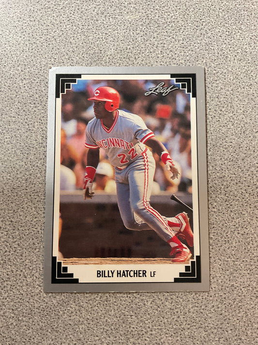 Baseball Card Billy Hatcher