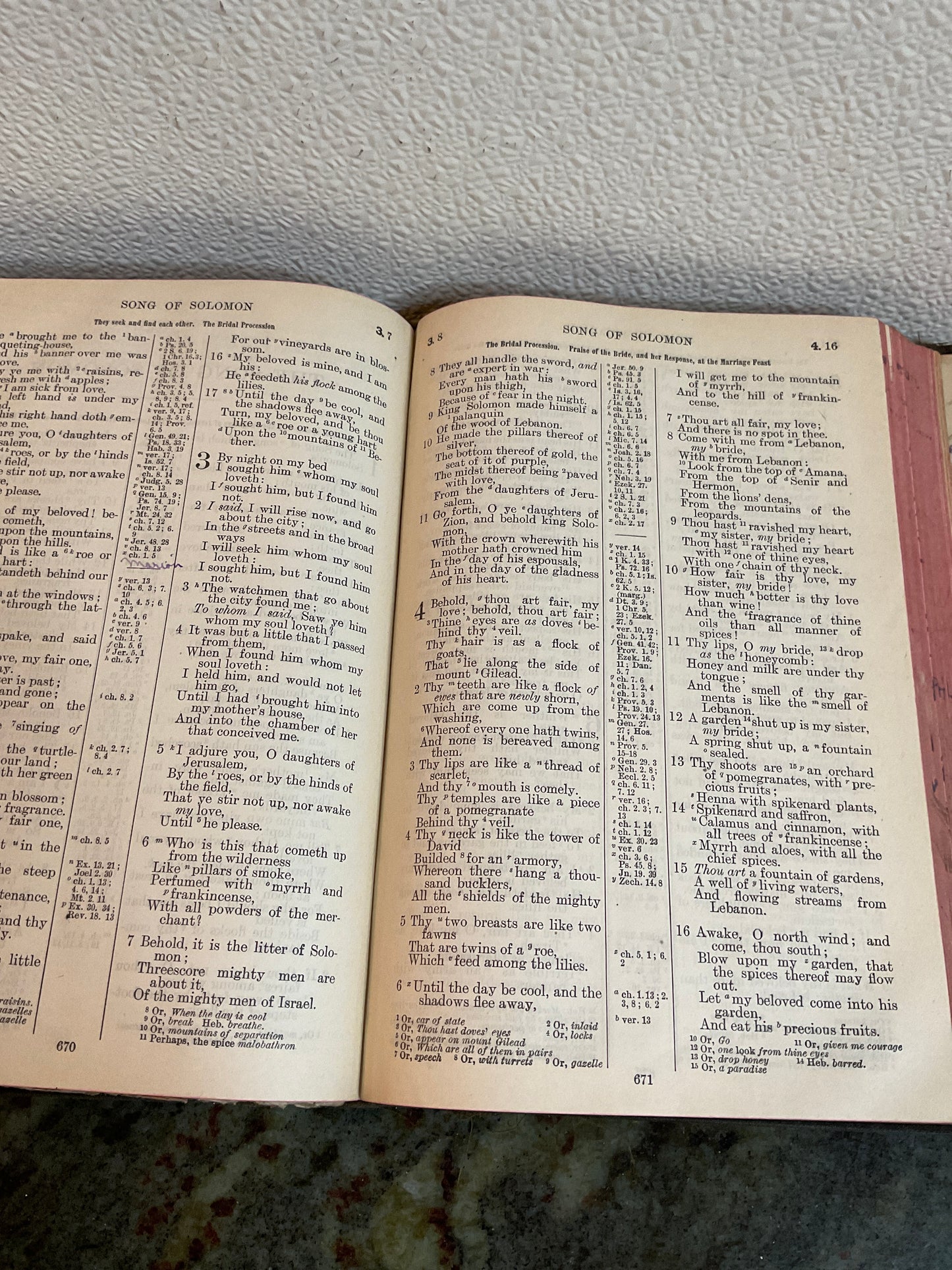 Antique 1901 Holy Bible References