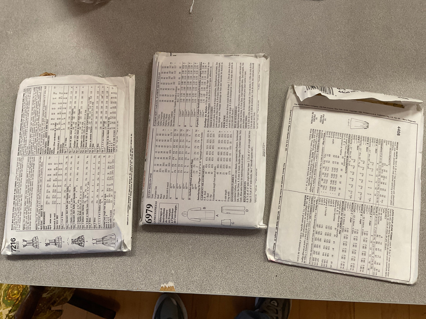 Bundle of 3 Sewing Patterns