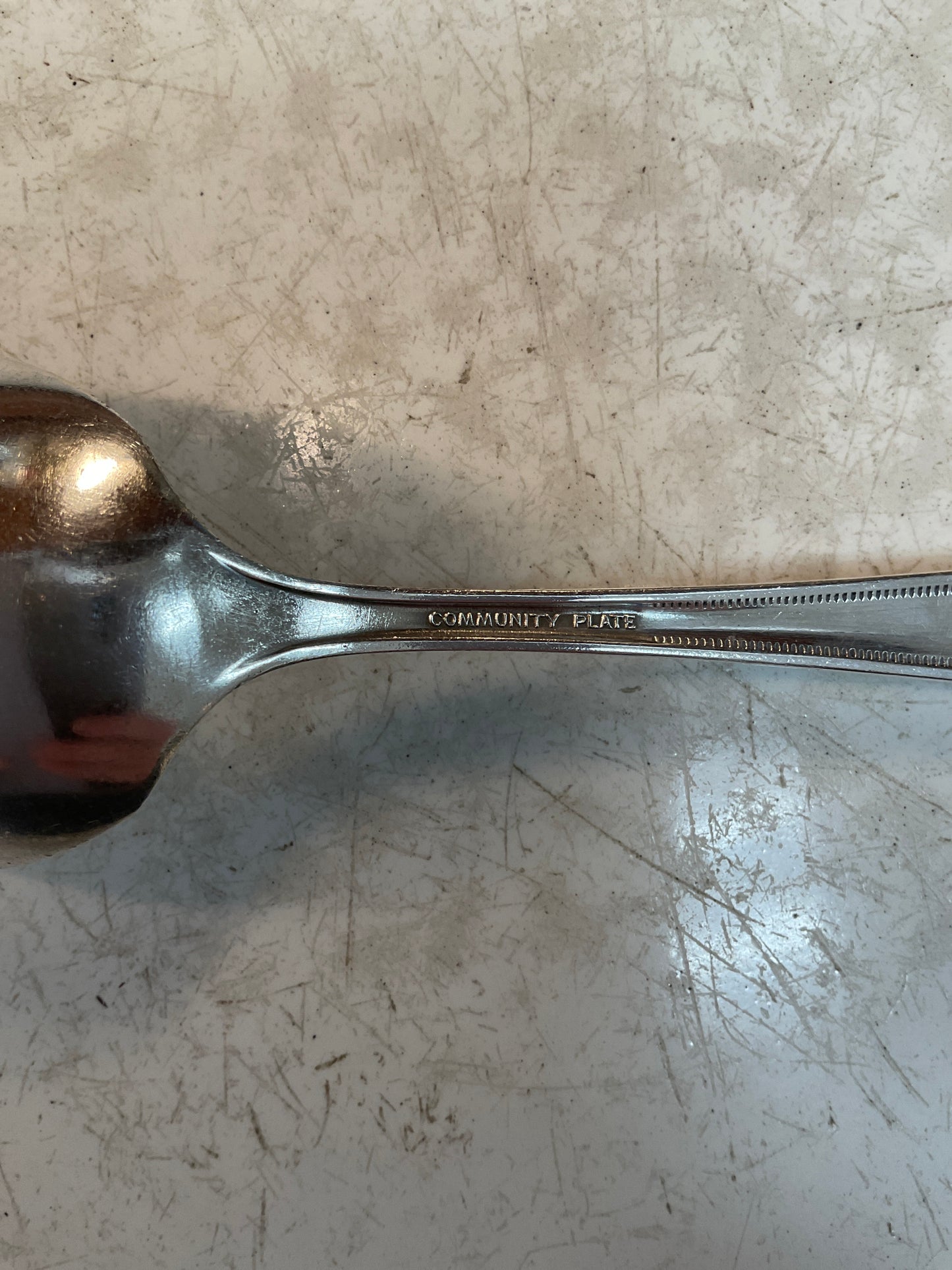 Antique 1921 Grosvener Silver plate Sugar Spoon