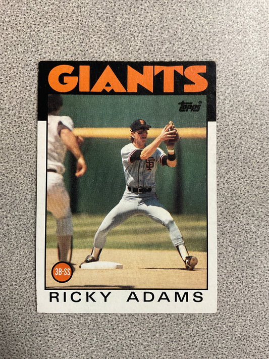 Baseball Card-Ricky Adams