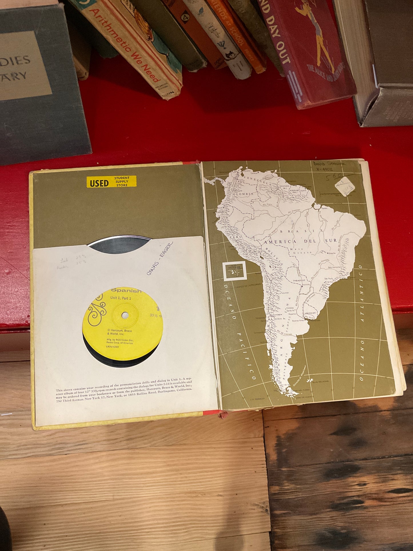 Modern Spanish Book with Record