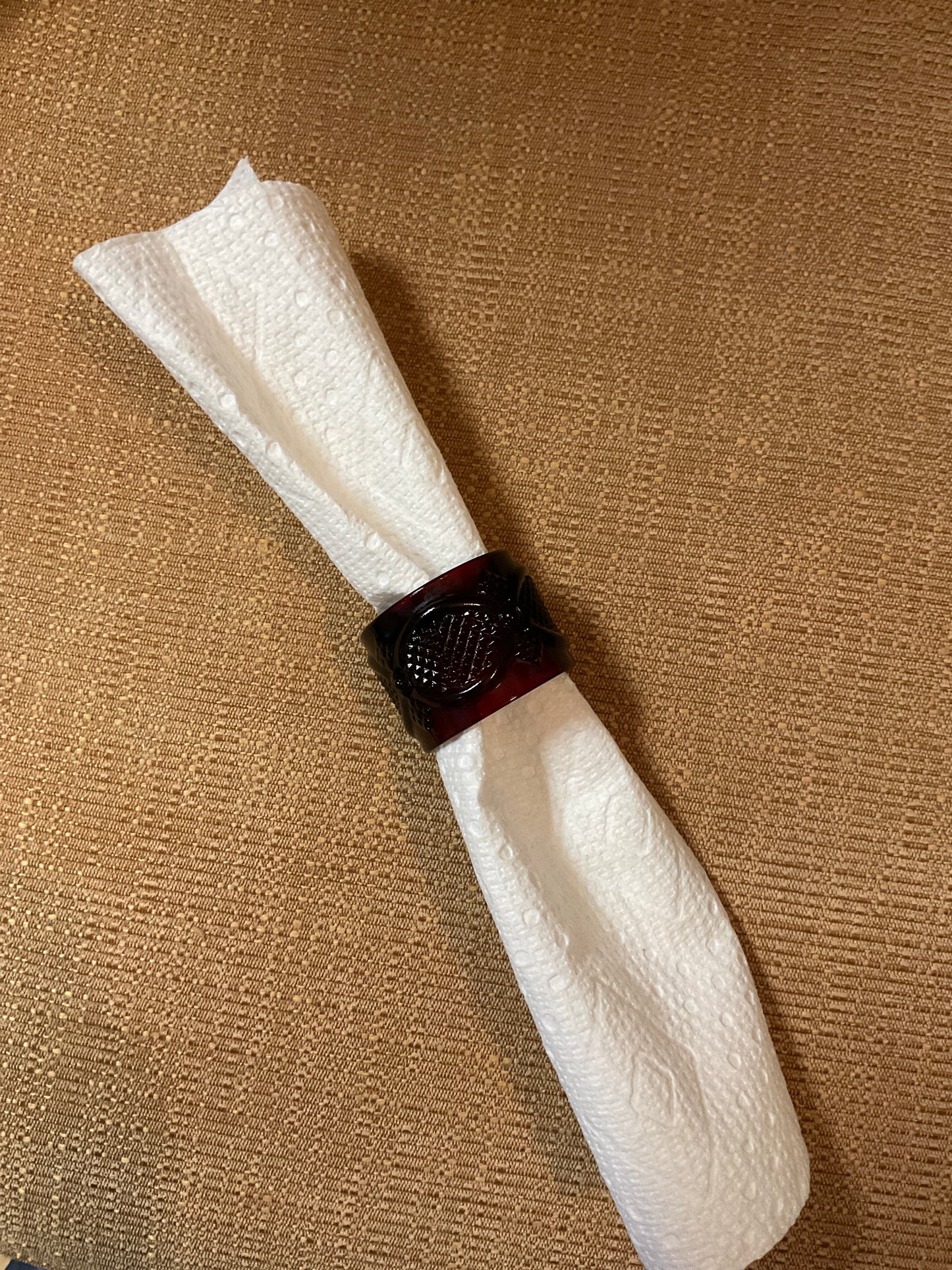 Avon Ruby Red Napkin Ring