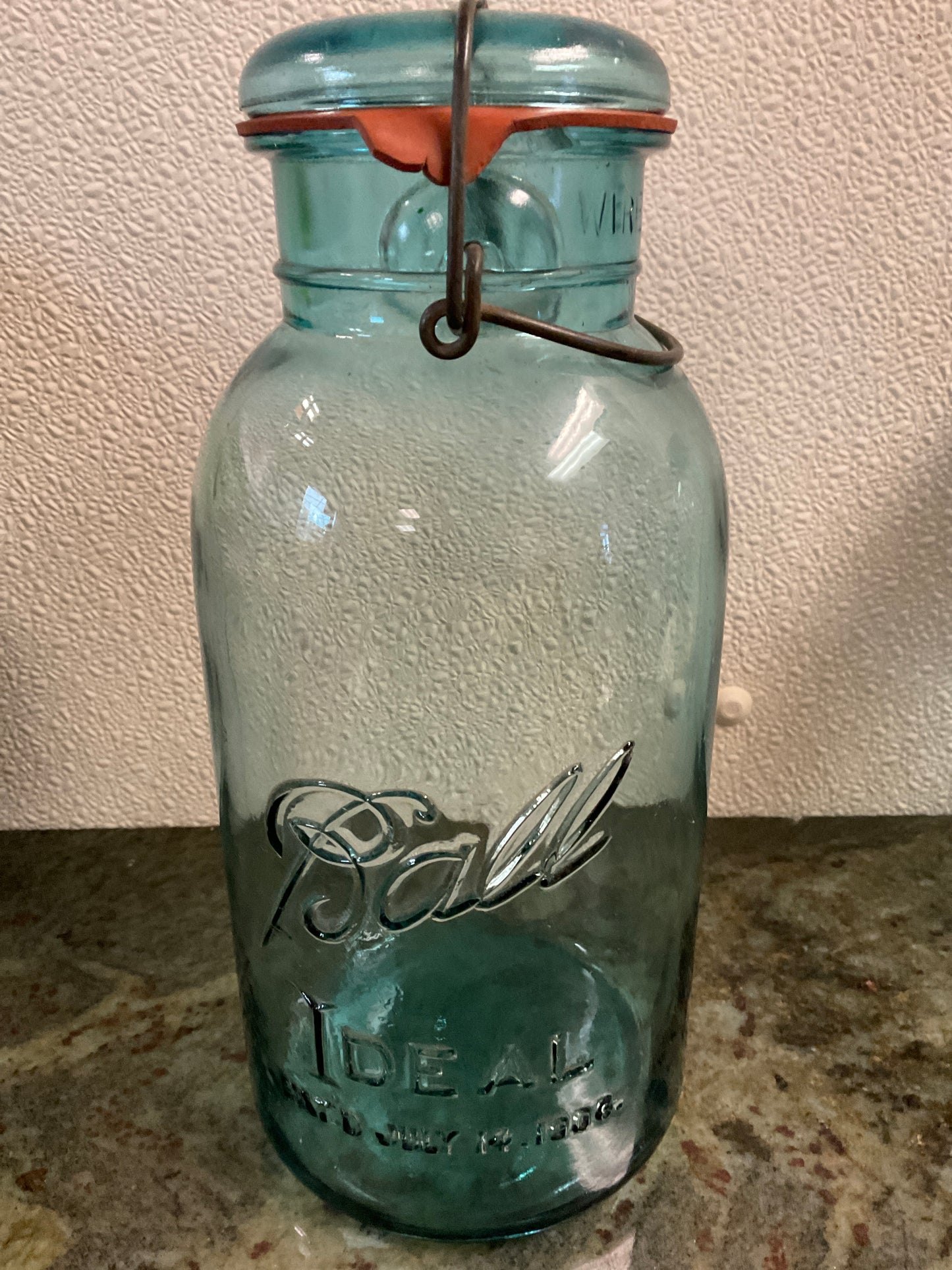 Vintage Ball Ideal Blue Jar