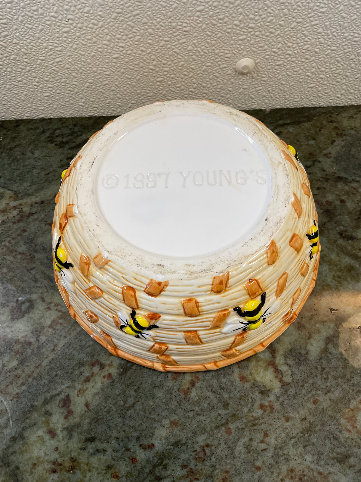 1997 Young’s Beehive Bowl (crack present)