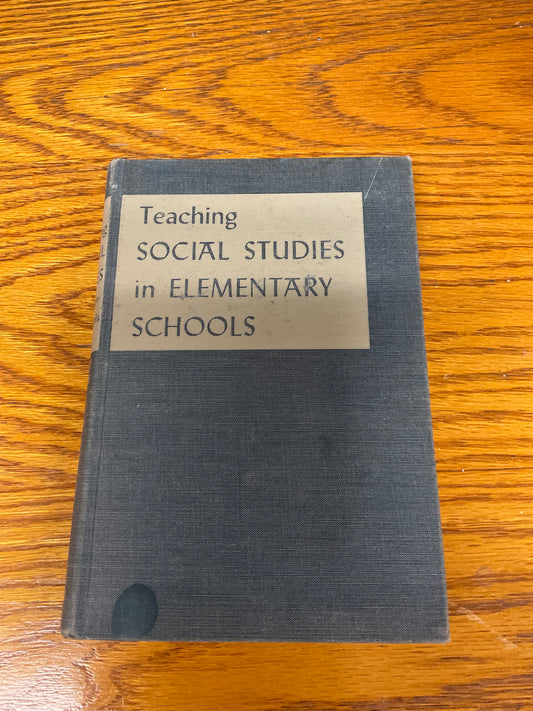 Teaching Social Studies in Elementary Schools