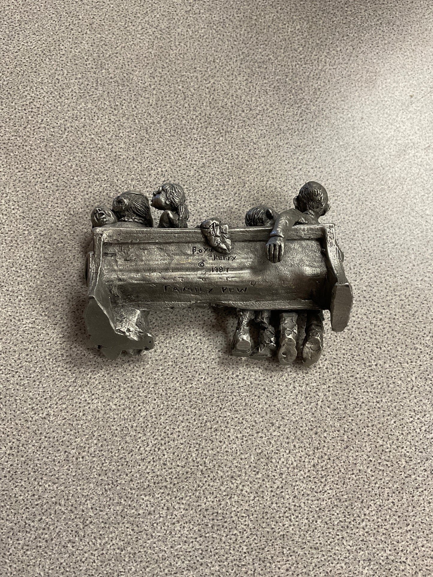 Boyd Berry 1981 “Family Pew” Pewter