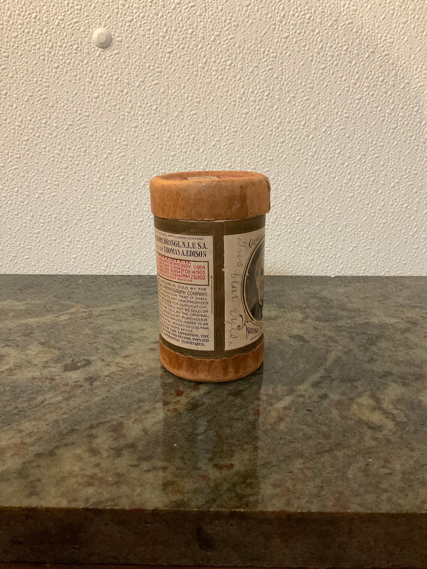 Edison Gold Moulded Records - Phonograph Cylinder