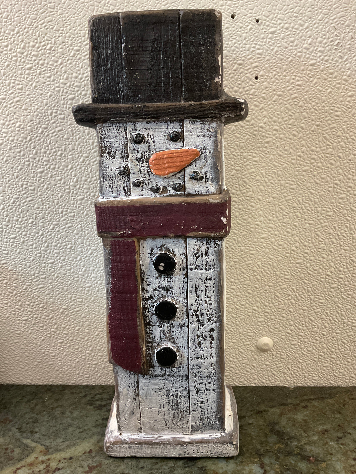 Hand Painted Snowman Decor