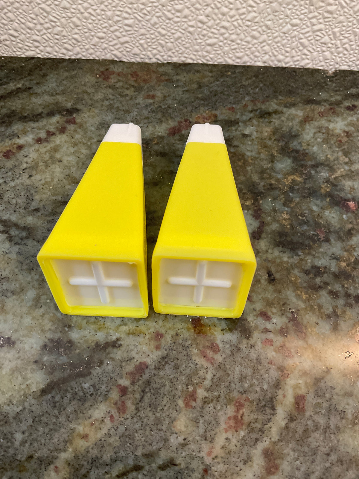 Vintage Plastic Salt & Pepper Shakers