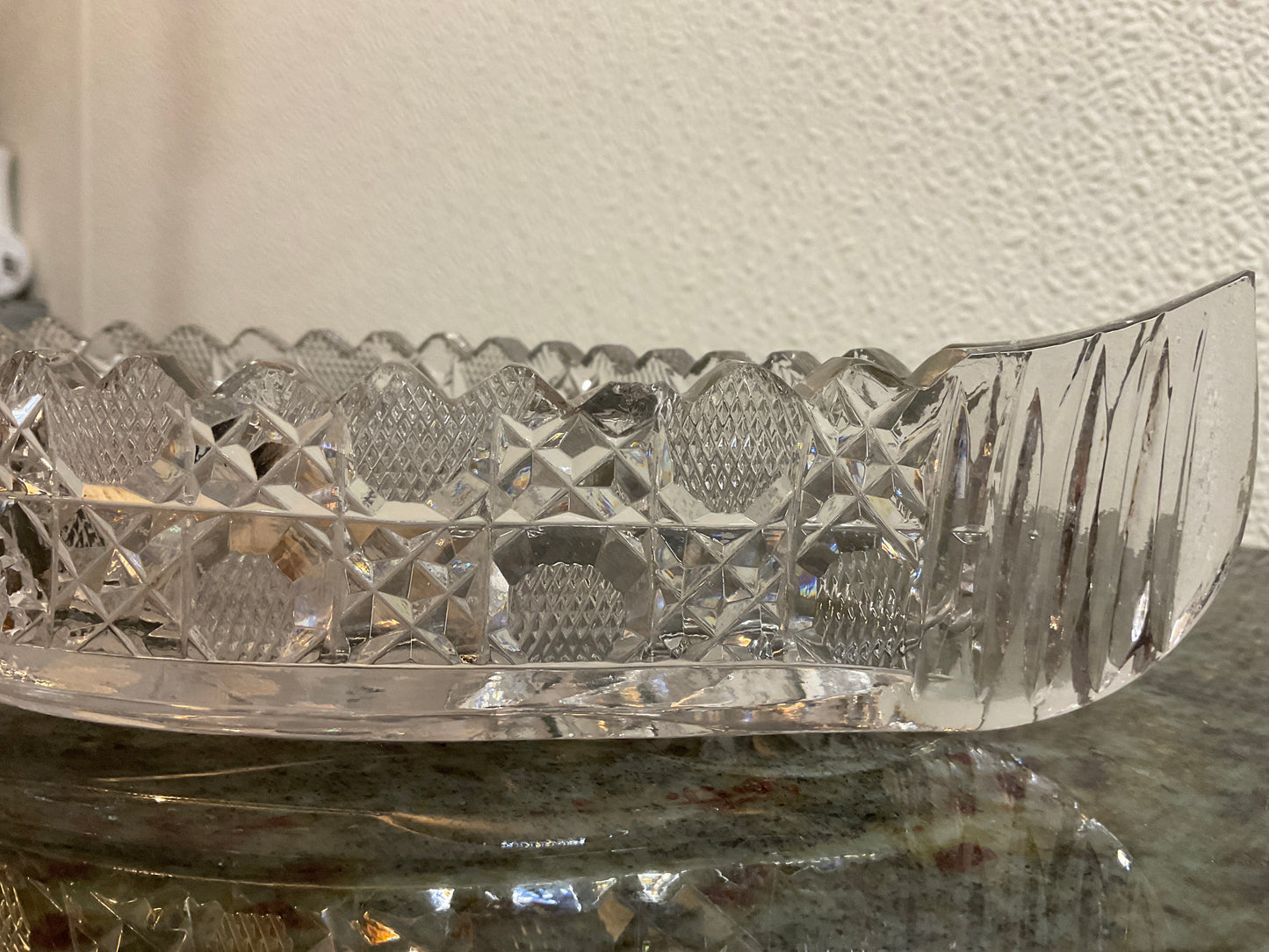 Vintage Crystal Canoe