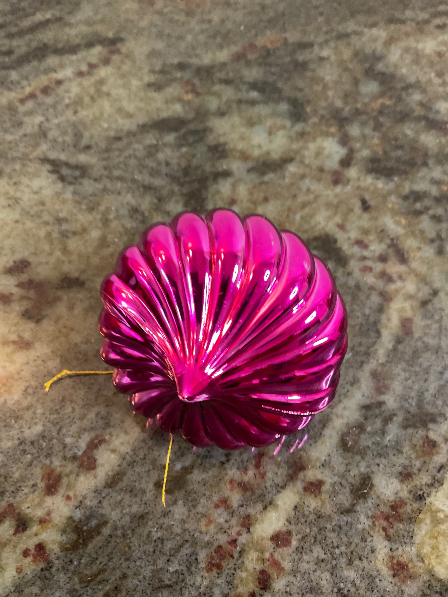 Fushia Plastic Ornament