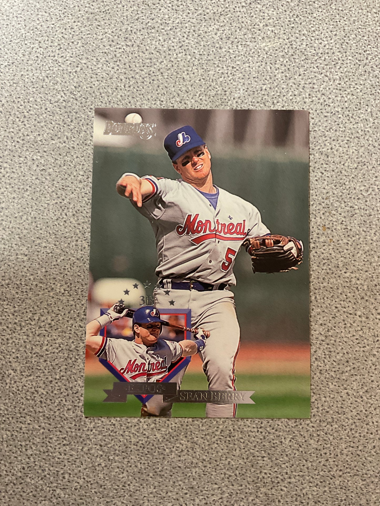 Baseball Card Sean Berry