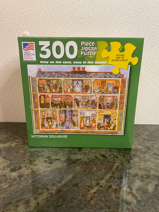 300 Large Piece Victorian Dollhouse Puzzle