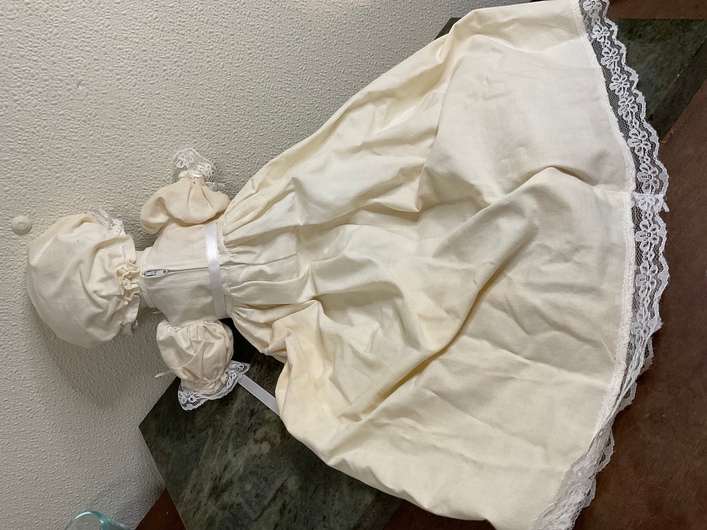 Amish Cloth Doll w/Embroidery Dress
