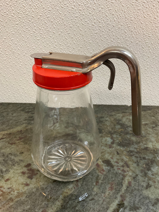 Glass Syrup Pitcher