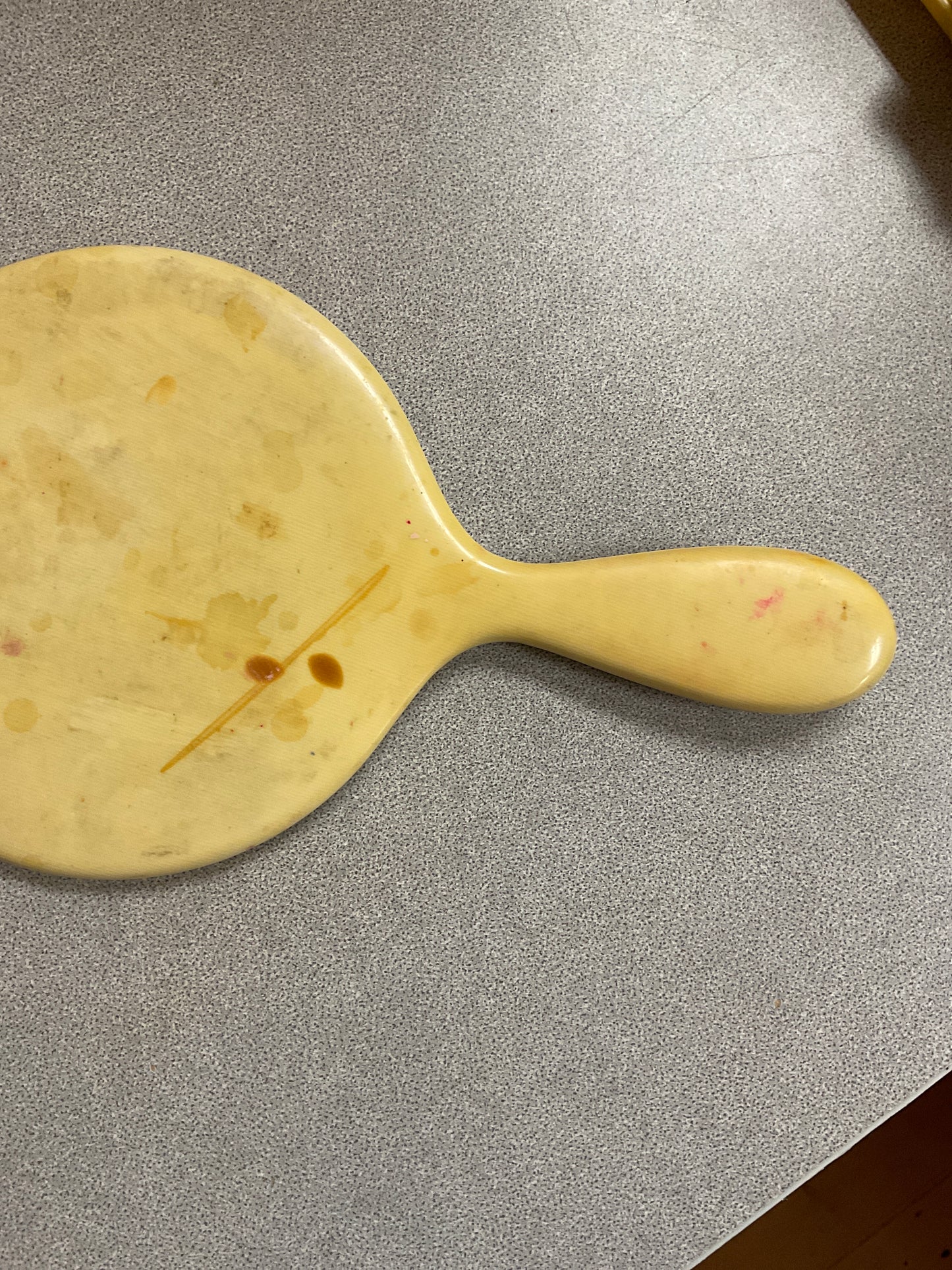 Vintage Celluloid Hand Mirror