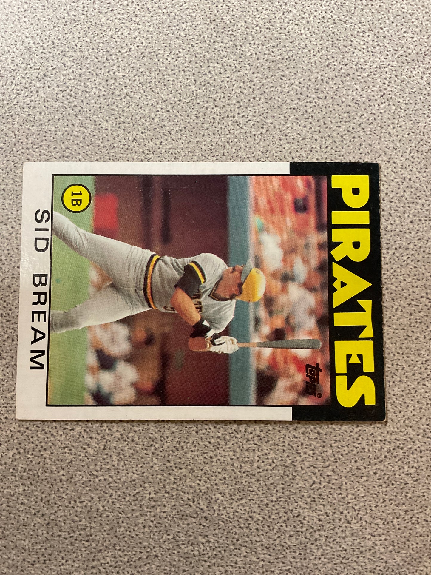 Baseball Card Sid Bream