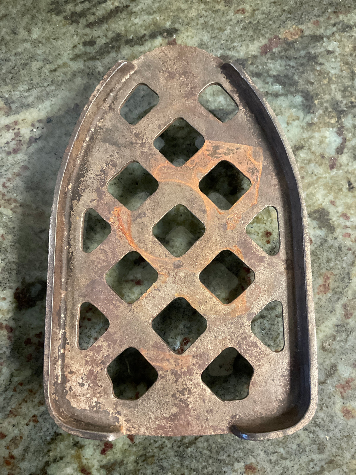 Antique Sad Iron Trivet