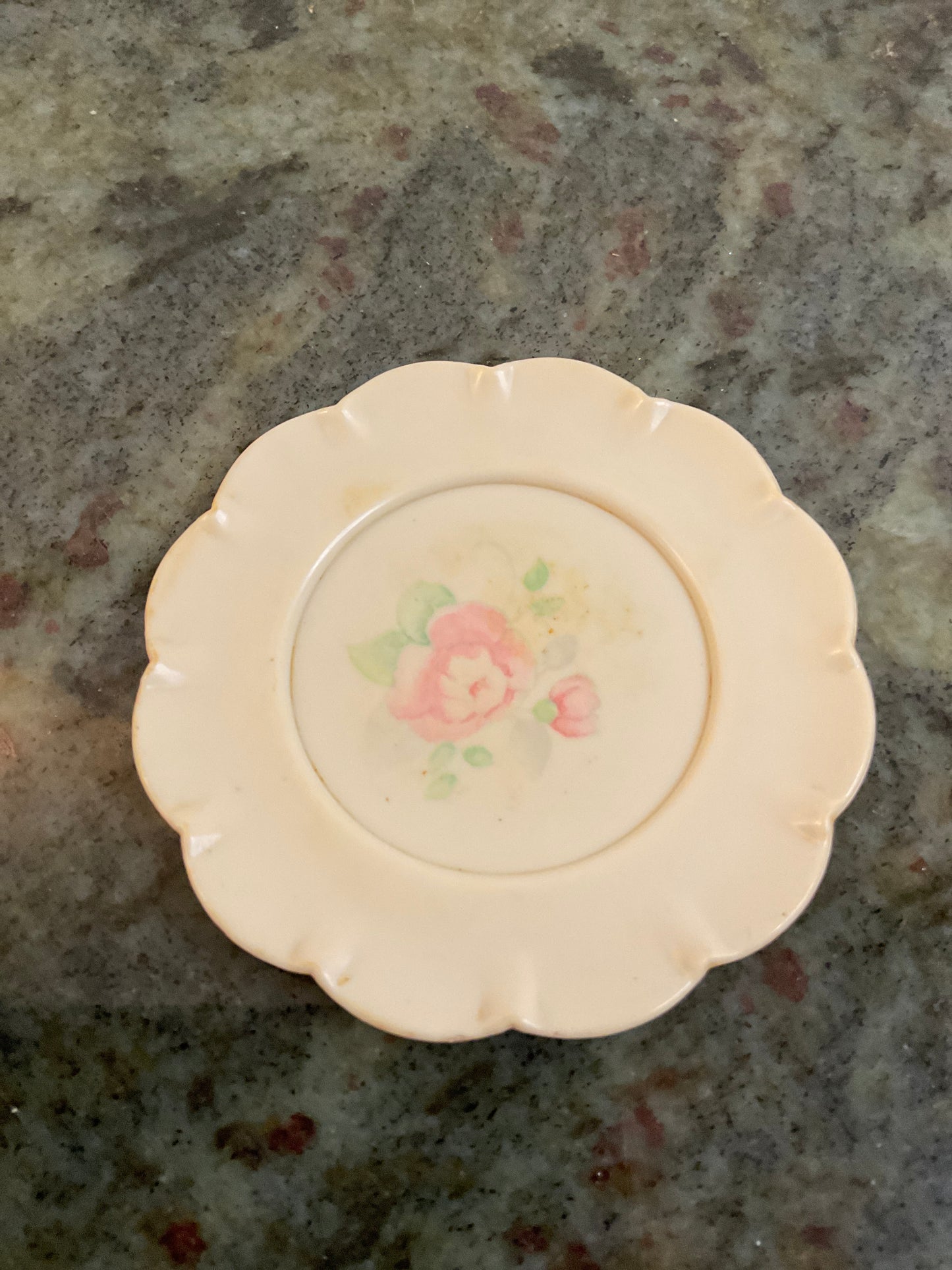 Vtg Chilton Tea Set Plate 3”