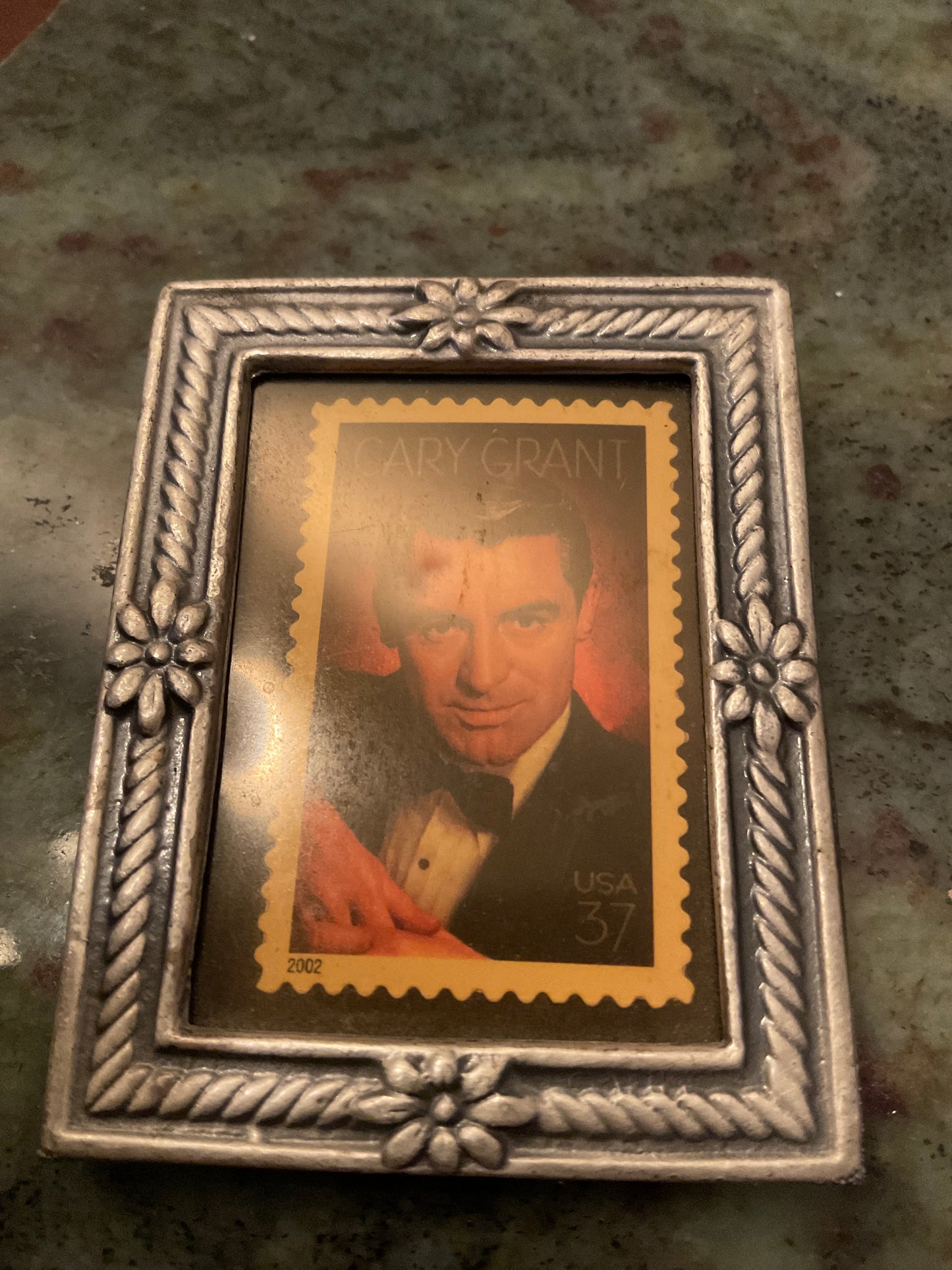 Unused Cary Grant 37cent Stamp in Frame