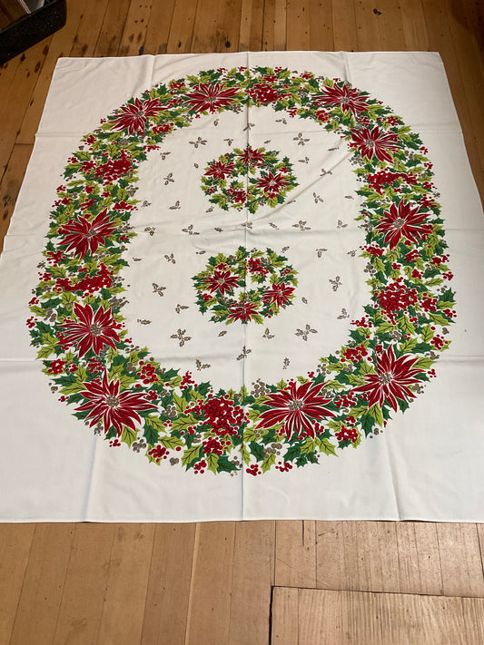 Poinsettia Tablecloth