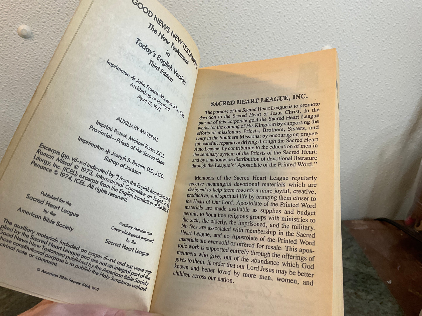 The Word of God/sacred Heart League