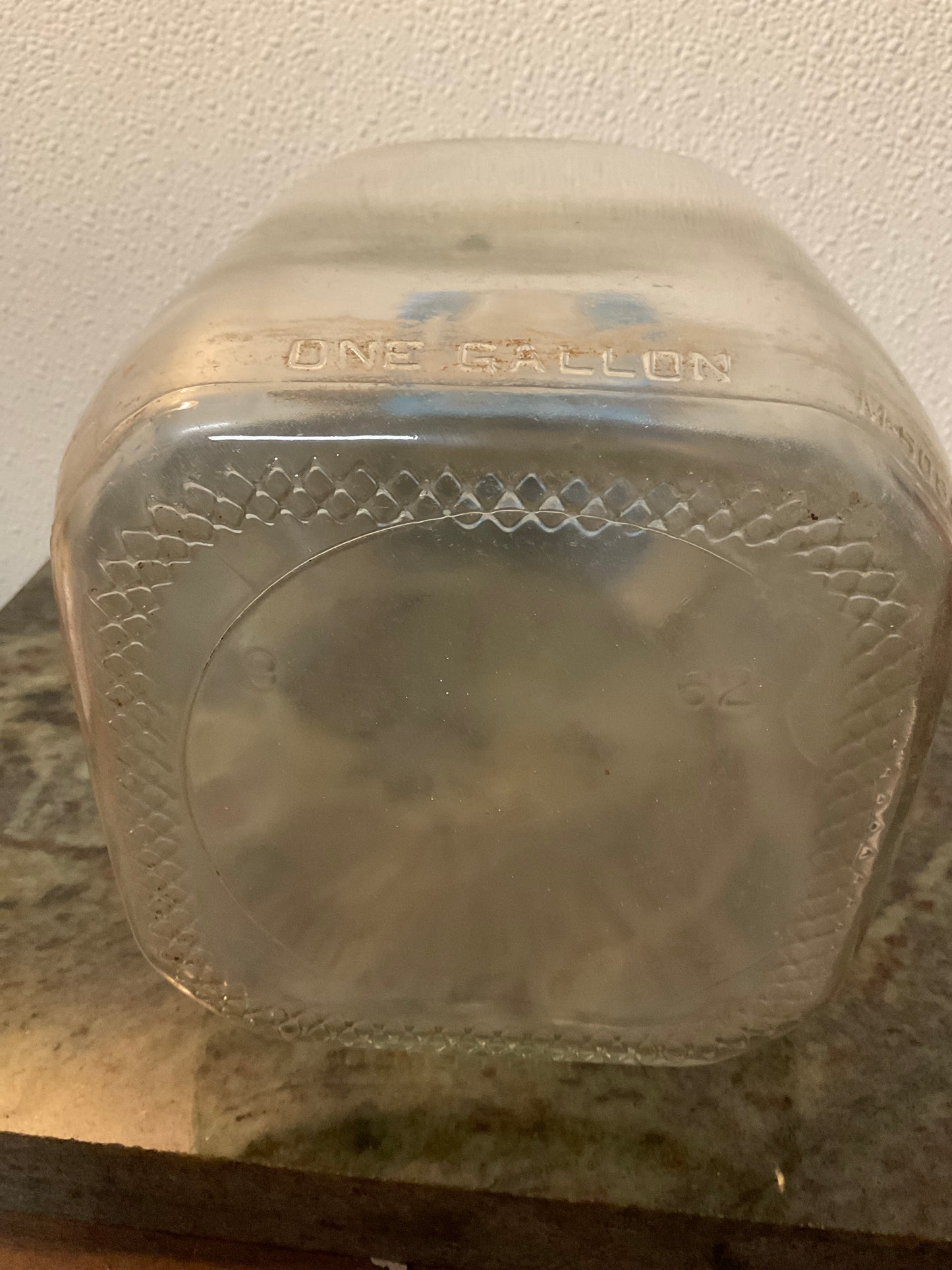 1 Gallon Glass Milk Jug.