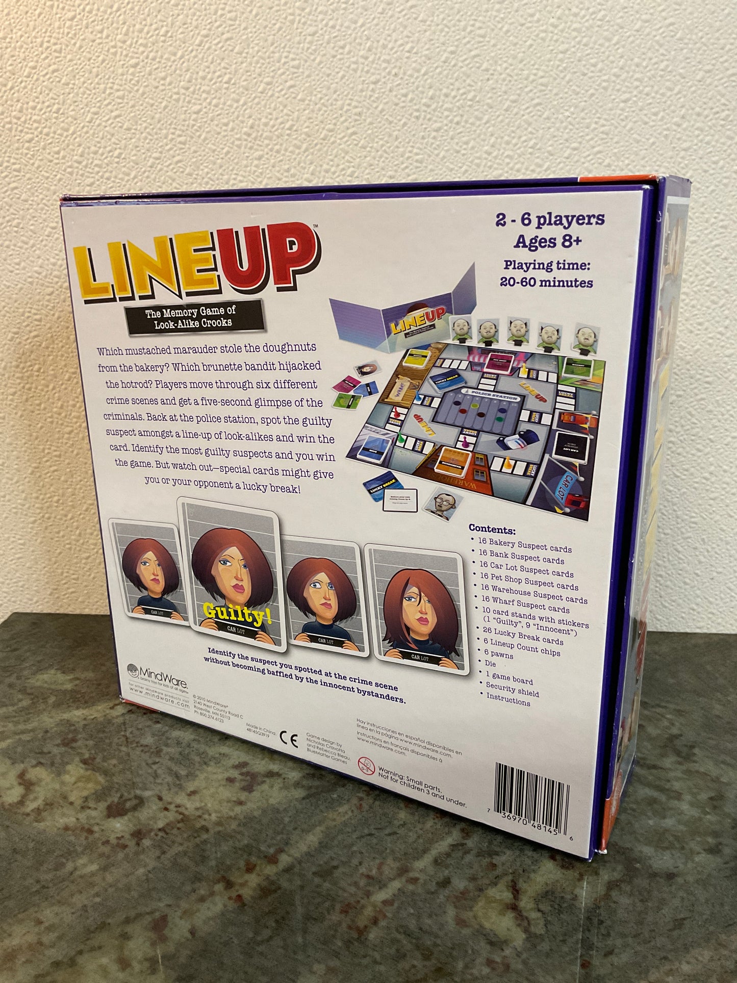 Game Line Up Memory Game