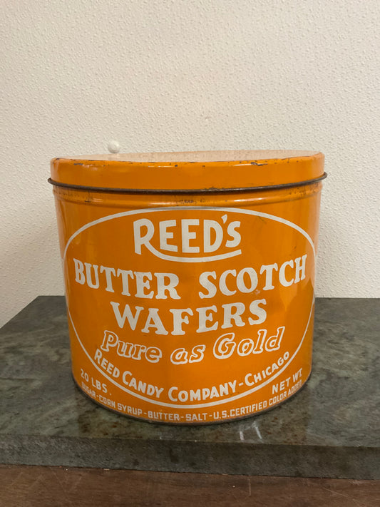 Reeds Butterscotch Wafer 20Lb. Tin