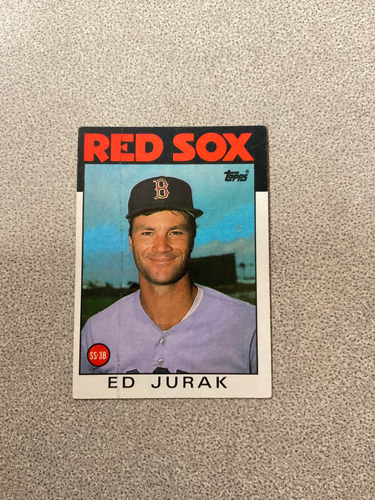 Baseball Card Ed Jurak