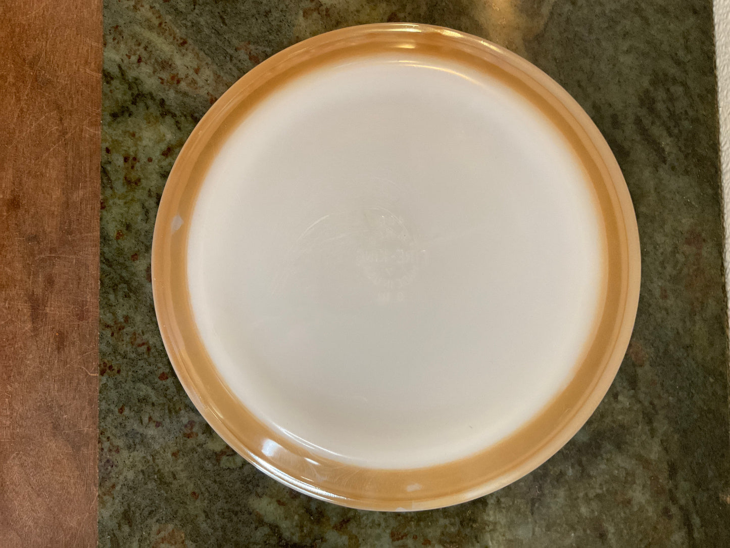 Fire King Peach LusterWare Pie Dish